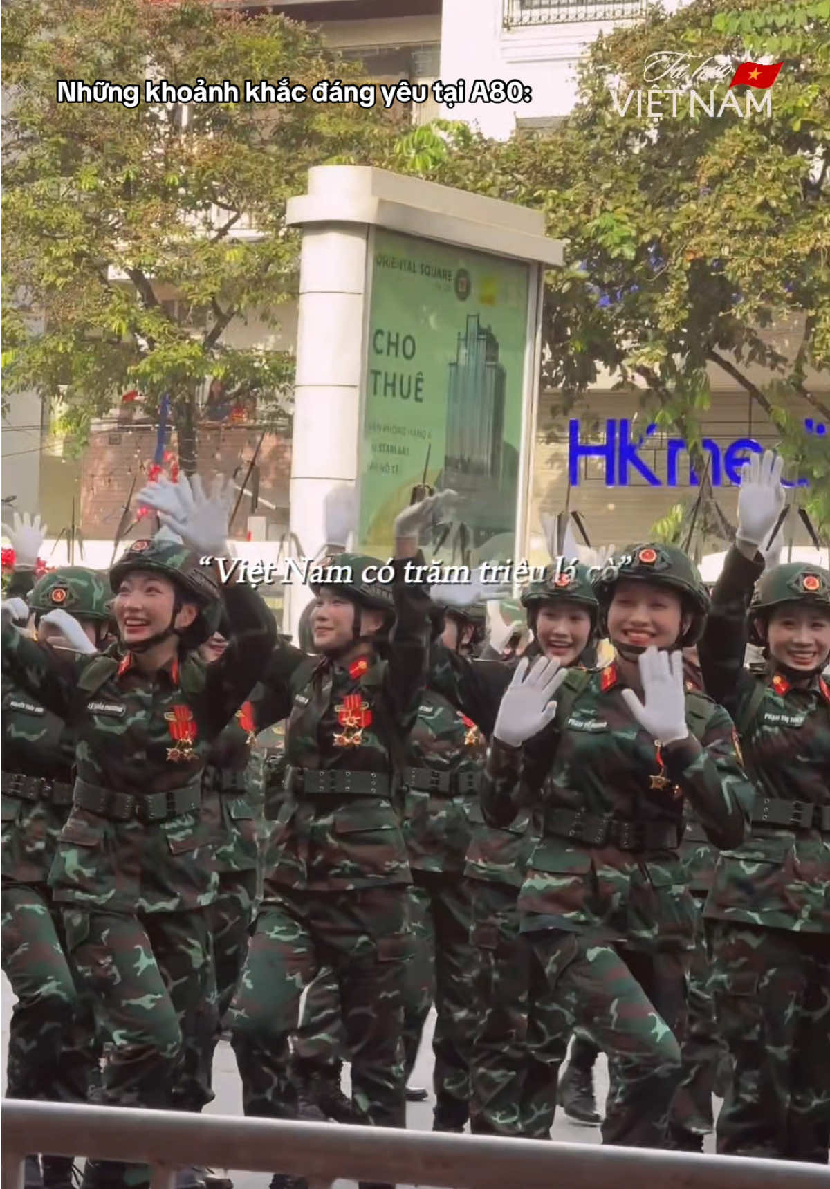 Nhưng khoảng khắc siêu đáng yêu tại A80 #RangRoVietNam #a80 #duyetbinh #quockhanh #trending 