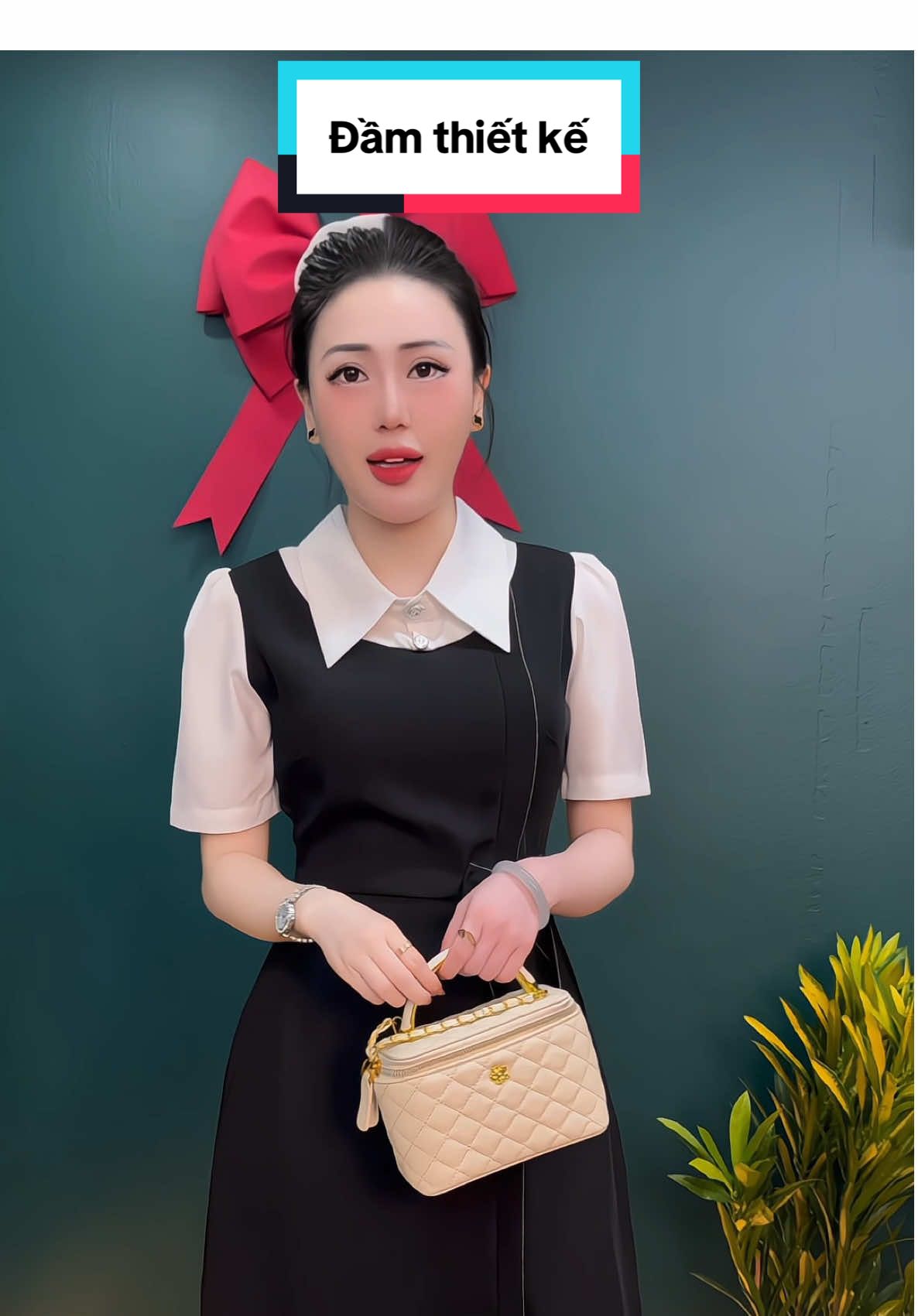Đầm thiết kế công sở form trẻ trung #yumydunggi #damcongso #damthietke #bemine #thoitrangnu 