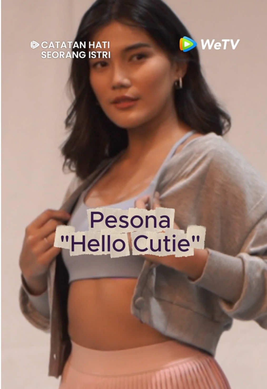 Pesona Hello Cutie😍 Pantes Mas Pram kepincut🫣 #NontondiWeTV #CatatanHatiSeorangIstri 