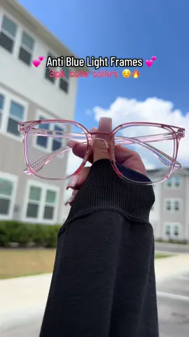 Anti blue light frames 😎😎😎 3 pack of the cutest colors!  #frames #glasses #eyewear #eyewearfashion #tiktokshopcreatorpicks 