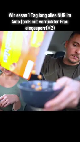 Wir essen 1 Tag lang alles NUR im Auto (amk mit verrückter Frau eingesperrt) (2)