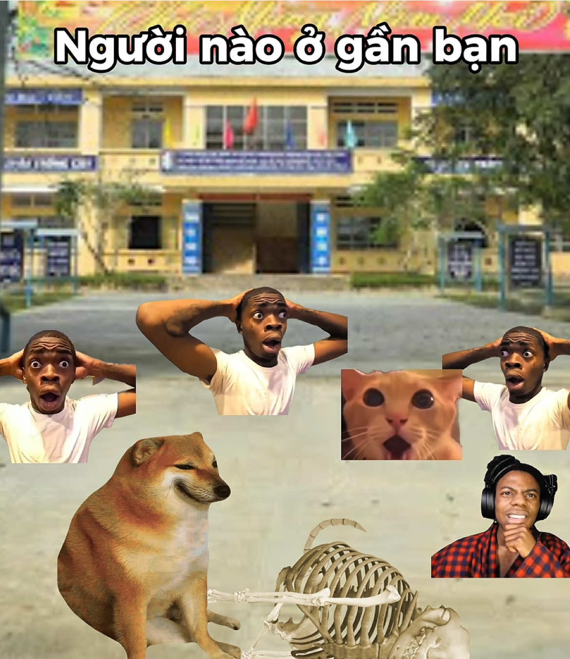 Sinh Tồn ngày khai giảng 🗿 (idea: @luocsuvanvat_official)#xh #meme #cheems #fyp #khaigiangschool 