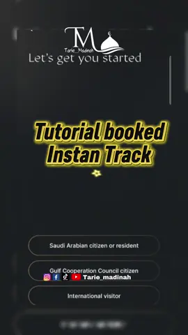 Mau ke Raudah gak dapat kuota, mau booked instan track gak tau caranya Berikut cara booked instan track 1. Login ke akun masing-masing 2. Di halaman utama pilih rawdah 3. Scrol ke bawah dikit ada tulisan Instant track 4. Pastikan muncul pilihan jam 5. Pilih jam sesuai waktu masing-masing  6. Klik dan continue 7. Cek Ada tulisan attendance confirmed  8. Klik tulisan view your booking  9. Screenshot barcode nya 10. Antri sebelum jam nya di dekat pintu 37 Semoga lancar dan Allah kabulkan doa doanya  Save dan share biar saat Nanti kamu butuh gak bingung cari tutorial nya #raudah #instanttrack #tariemadinah #infotarie #CapCut 