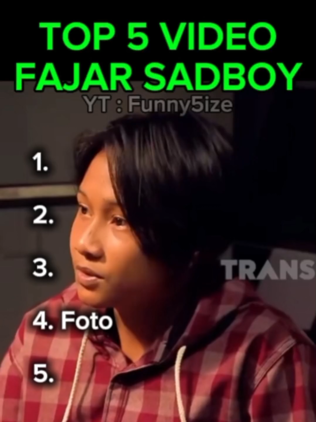 TOP 5 VIDEO LUCU FAJAR SADBOY #lucu #fajarsadboy #laporpak #laporpaktrans7 #fyp 