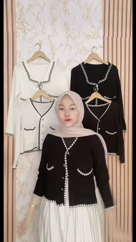 Cardigan simple tapi mewaaahh 😍 #cardiganrajut #koreastyle #tiktokshop 