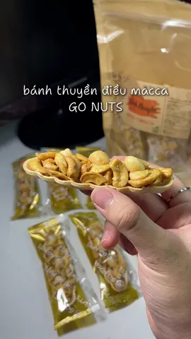 Bánh thuyền hạt điều macca #fyp #food #gifts #macca #banhthuyenmixhat 