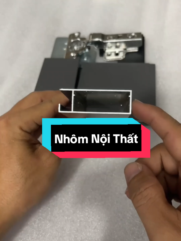 Hệ 2 thanh nhôm sản xuất thùng tủ bếp tủ áo cánh kính chi phí tiết kiệm#xuhuong #tubep #tuao 