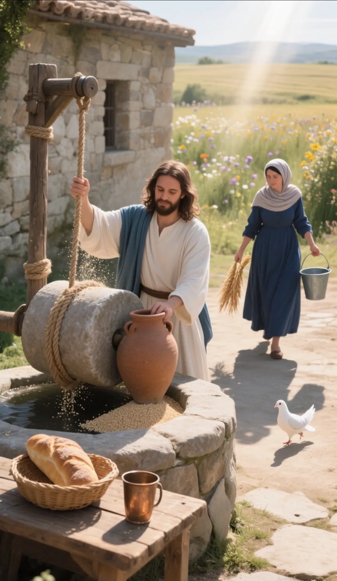 The Timeless Grace of the Virgin Mary. #MotherofJesus #CatholicFaith #Christianity #DivineGrace #HolyMother #ReligiousIcon #jesus #pray #Love #foryou
