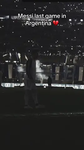 Messi last game in Argentina 💔😭 #football #argentina #messi 
