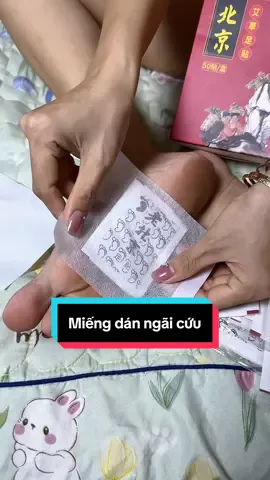 Miếng dán ngãi cứu thải độc qua lòng bàn chân giúp thải độc hỗ trợ ngủ ngon sâu giấc #miengdanngaicuu #miengdanthaidocchan #xuhuongtiktok #lytrainghiem 