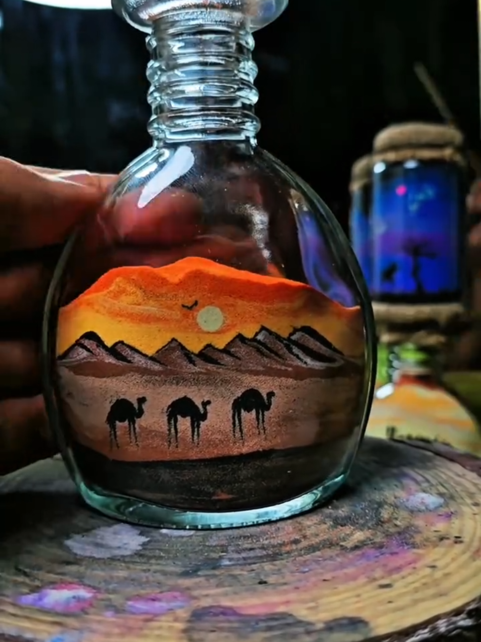 ✍️اجمل رسم بالرمل 🏜️فن وإبداع 🌋🔥🕵️🐫🐪🐪 #افكار_وابداعات_بسيطة  #لايك_متابعه_اكسبلور 
