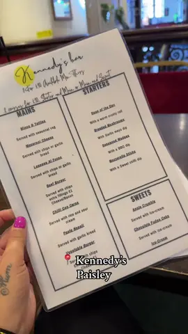 📍 kennedy’s Paisley … for some food 😍 #dandan🤍✨ #bekind🤍✨ 