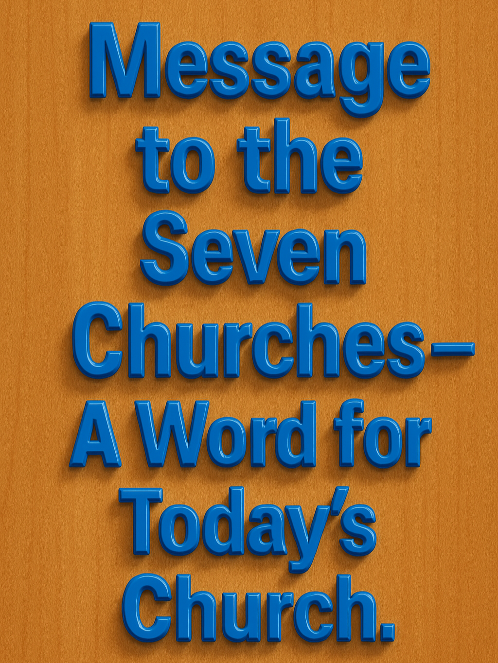 Message to the Seven Churches – A Word for Today’s Church (Revelation 2–3) ⚠️ Jesus spoke to 7 churches in Revelation — and His words are still for us today. Which church do we resemble? Will we repent, endure, and overcome? ✝️🔥 #WakeUpChurch #Revelation #EndTimes