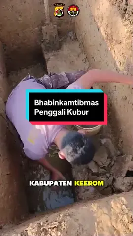 Dedikasi Tanpa Batas, Briptu Ahmad Ram Sanjaya, Bhabinkamtibmas Penggali Kubur @ram  Sejak bertugas pada tahun 2021, Briptu Ahmad Ram Sanjaya tidak hanya menjalankan tugas-tugas pokok sebagai anggota Bhabinkamtibmas, tetapi juga aktif dalam berbagai kegiatan sosial kemasyarakatan. Salah satu bentuk kepeduliannya yang menyentuh hati adalah keterlibatannya secara sukarela dalam membantu warga menggali kubur setiap kali ada warga yang meninggal dunia. Aksi sosial ini dilakukan tanpa pamrih dan dilandasi oleh rasa empati serta tanggung jawab moral terhadap sesama. Melalui dedikasi tersebut, Briptu Ram telah berhasil membangun kedekatan emosional dengan masyarakat binaannya. Warga Kampung Wonorejo pun mengaku merasa aman, damai dan terbantu dengan kehadiran beliau, terutama di saat-saat sulit dan penuh duka. Menanggapi hal tersebut, Kapolres Keerom AKBP Astoto Budi Rahmantyo, S.H., S.I.K., M.H., melalui Kasat Binmas Polres Keerom IPTU Budi Wahyono, S.H., M.H., memberikan apresiasi dan penghargaan atas dedikasi yang ditunjukkan oleh anggotanya. “Kami sangat mengapresiasi apa yang telah dilakukan oleh Briptu Ram. Beliau menunjukkan bahwa seorang anggota Polri, khususnya Bhabinkamtibmas, tidak hanya menjalankan tugas secara formal, tetapi juga hadir sebagai bagian dari solusi sosial di masyarakat,” ungkap Kasat Binmas. “Tindakan beliau dalam membantu proses pemakaman warga secara sukarela merupakan bentuk pengabdian tulus dan nyata. Ini menjadi contoh luar biasa yang dapat diteladani oleh seluruh personel Polres Keerom,” lanjutnya. “Kami berharap semangat ini bisa menjadi inspirasi bagi seluruh anggota Bhabinkamtibmas lainnya, untuk senantiasa hadir, melayani dan mengabdi dalam setiap aspek kehidupan masyarakat, baik dalam suka maupun duka,” tutup Kasat Binmas. Polres Keerom terus berkomitmen untuk mendukung seluruh personel yang menunjukkan integritas, kepedulian dan dedikasi tinggi dalam menjalankan tugas-tugas kepolisian yang berorientasi pada kemanusiaan dan pengabdian masyarakat.