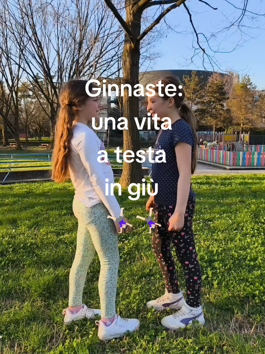 Ginnaste: una vita a testa in giù 🤸🏻‍♀️🤸🏻‍♀️ #gemellelandolfareal #ginnasticaacrobatica #acrobatics #neiperteee 