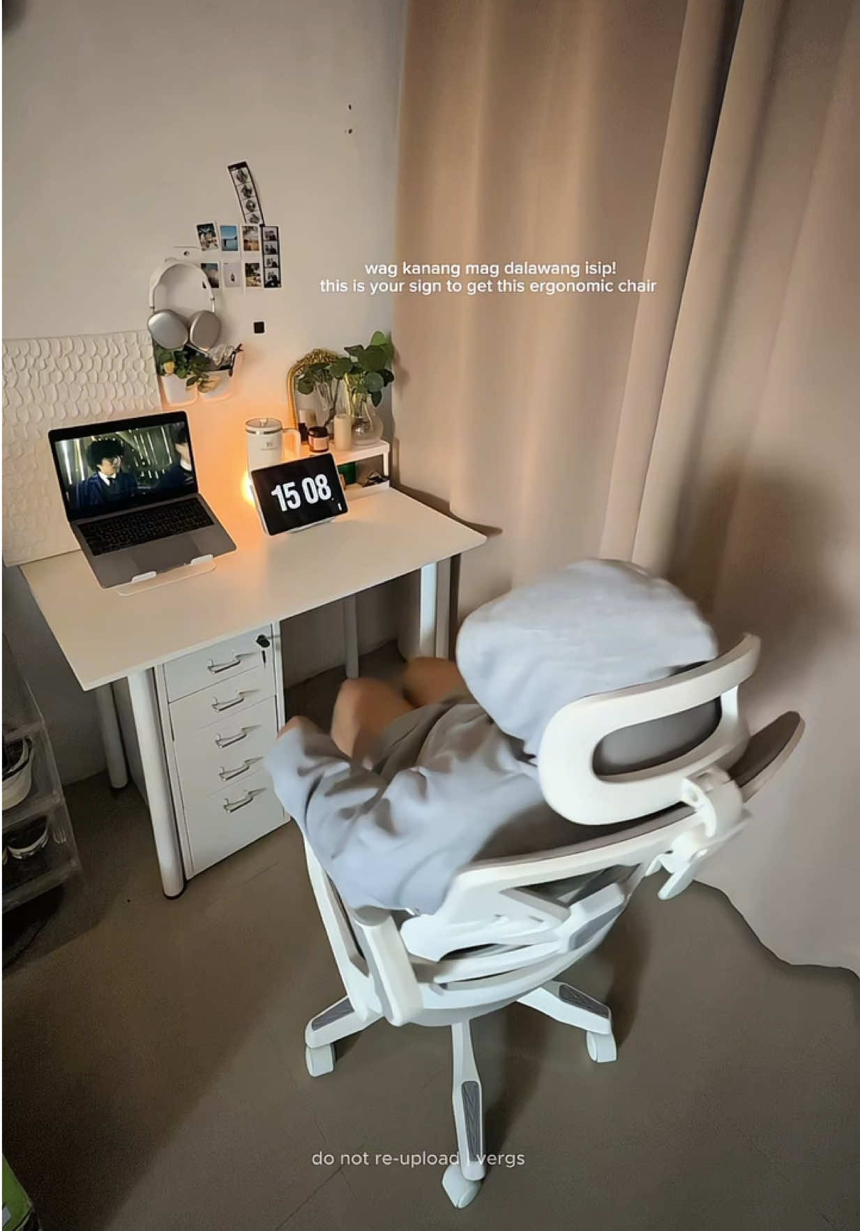 sissy oo, deserve na deserve mo tong ergonomic chair nato! #ergonomicchair #officechair #ergonomicofficechair #officeessentials #musthaves 