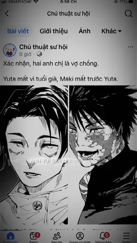 Phần hậu truyện của Panda, tác giả đã tiết lộ rằng, năm 2080 Yuta và Maki đã kết hôn với nhau, và có 2 ng cháu tên là Yuuka và Tsuguri ( Cre: Chú Thuật Sư Hội )#jujutsukaisen #manga #fyp #anime #animespoiler 