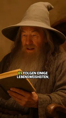 Lebensweisheiten von Gandalf #viralvideos #tiktokviral #foryoupage #fyp #foryou 