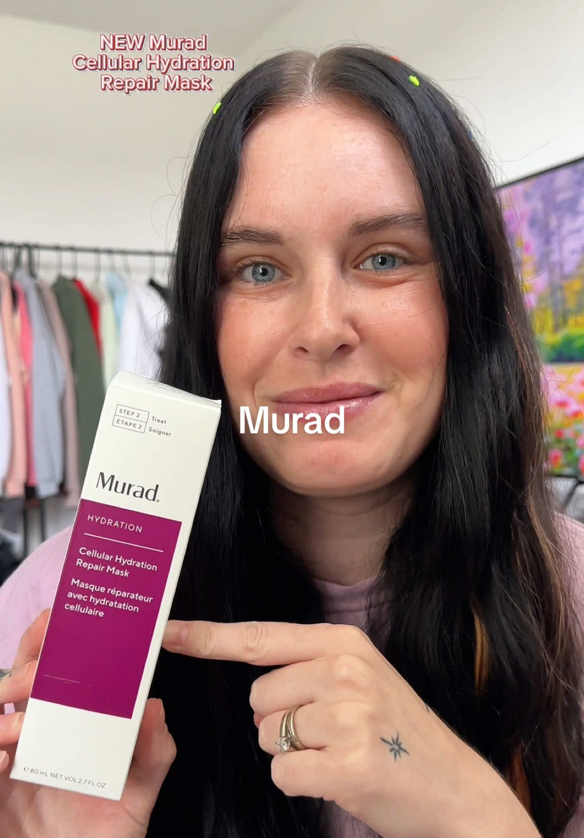 NEW @Murad Skincare hydration and repair over night mask! #murad #muradskincare #muradcellularhydration #cellularhydrationrepairmask #overnightmask 
