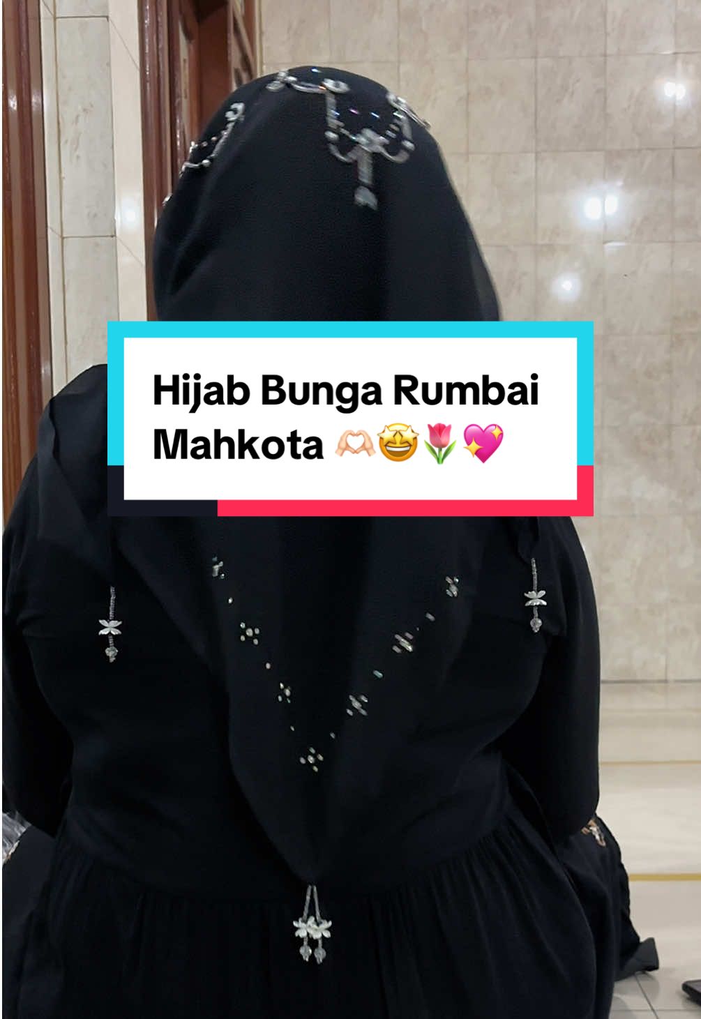 Hijab Meyries Bunga Rumbai mahkota 🫶🏻🤩 #hijab #hijabsegiempat #hijabparis #parisjadul #hijabviral  
