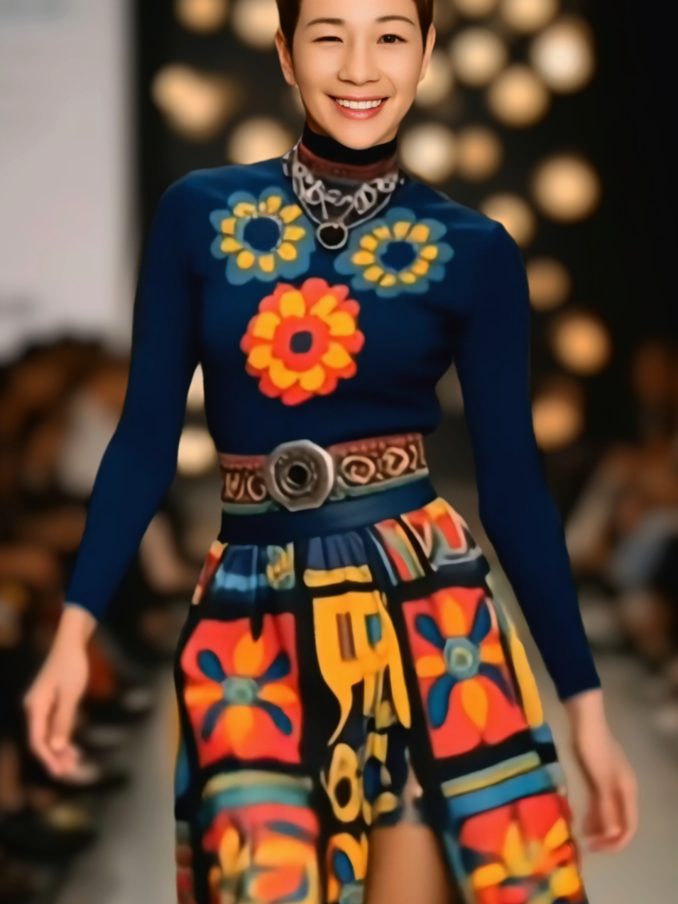 Tiktok supermodel 😀 สวยอยู่เด้อนาง 😄😄😄 