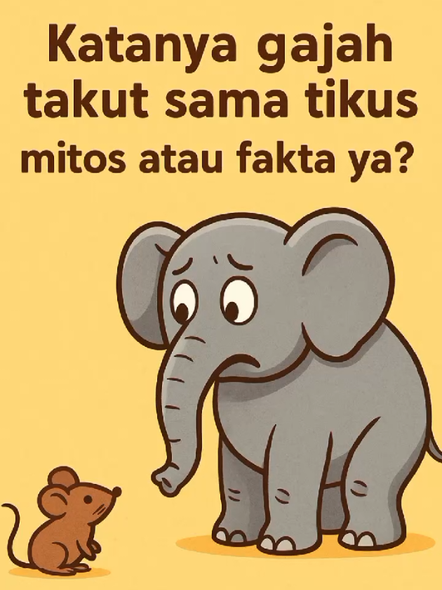 🧑‍💼🗣️ : Ah, ini salah satu mitos klasik yang sering kita dengar! Ide tentang gajah yang super besar dan kuat takut sama tikus yang kecil dan imut memang terdengar lucu, ya? Jawabannya adalah: ini mitos belaka. Gajah itu pada dasarnya tidak takut sama tikus. Kenapa mitos ini bisa muncul? Ada beberapa teori kocak yang beredar: Mitos Jantung Copot: Konon katanya, gajah bisa kaget atau panik melihat tikus tiba-tiba, dan tikus itu bisa lari ke dalam belalai gajah. Padahal, belalai gajah itu kuat banget dan punya otot-otot yang bisa dengan mudah menepis benda apa pun. Mitos Otak Gajah Buntu: Ada yang bilang gajah bisa pingsan kalau kaget. Padahal, gajah punya daya ingat yang luar biasa dan bukan makhluk yang gampang panik hanya karena melihat hewan sekecil itu. Mitos Kaki Gajah Rusak: Beberapa orang juga percaya kalau gajah takut tikus bakal masuk ke telinganya. Lagi-lagi, ini cuma mitos. Gajah tahu caranya mengusir apa pun yang mengganggu mereka. Gajah sebenarnya lebih terganggu oleh serangga kecil, seperti lebah, yang bisa menyengat kulitnya yang tebal. Jadi, kalau ada yang bilang gajah takut sama tikus, kamu bisa kasih tahu dia kalau itu hanya cerita konyol yang sudah melegenda. Gajah itu cuma takut sama satu hal: kekurangan makanan dan air. Jadi, tenang aja. Tikus-tikus di rumahmu aman dari amukan gajah. Sebaliknya, gajah di kebun binatang juga tidak akan panik kalau ada tikus lewat. 😂 #faktaunik #foryou #fyp #belajarbareng #gajahdantikus 