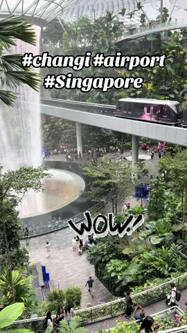 #changi #airport #singapore #jewel #waterfall 