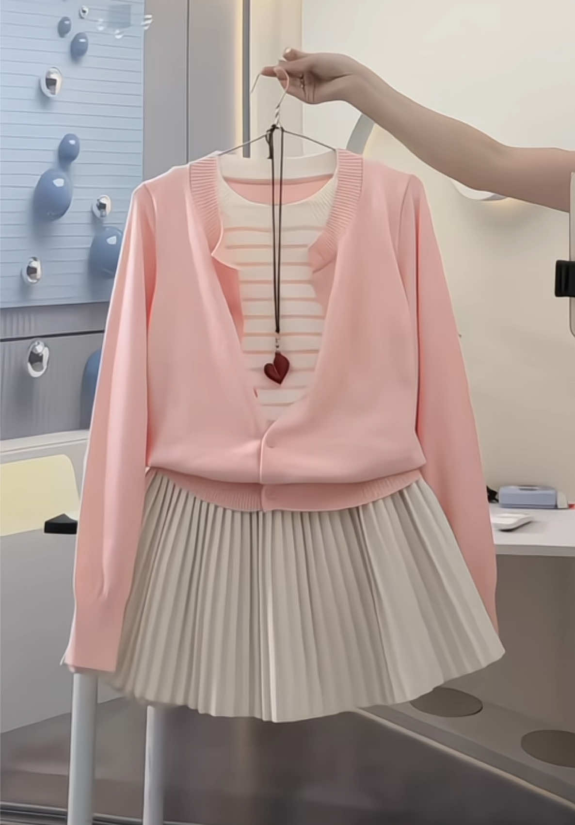 Set Áo len 2 món #moingaymotoutfit #xuhuong #rials #aolen #aolennu 