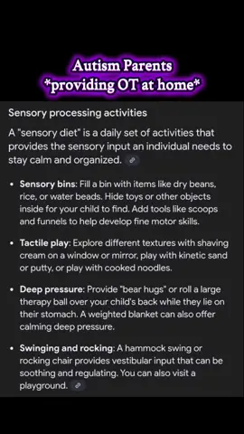 PROVIDING OT (AT HOME) FOR YOUR AUTISTIC CHILDREN... #autism #autismoftiktok #autismfamily #occupationaltherapy #OT 