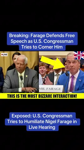 Revealed: Why Farage Was Really in Washington — And What Went Horribly Wrong#uscongressman #uknews #usvsuk #nigelfarage #congressclash 