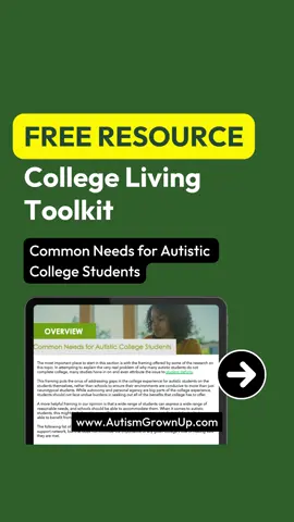🧰 Free TOOLKIT: College Living Toolkit For many autistic adults, college represents the biggest transition period of their lives up to that point. College combines many of the freedoms we associate with adulthood with a flurry of opportunities, experiences, and new people of many different backgrounds. But an unfortunate reality for autistic students is that college has historically been a neurotypical institution and is mostly defined and run on neurotypical norms and expectations. Yet college provides experiences and opportunities that are difficult to replicate elsewhere, and for some people it’s going to be the best way of helping to achieve their goals. The purpose of this toolkit is to offer some helpful information on the college experience and how to navigate it to people who might have reason to reference it at some point during their college career. Access it here: https://www.autismgrownup.com/products/college-living-toolkit?_pos=1&_sid=2e85d8f9e&_ss=r 🎵: Lafa by David Charrier