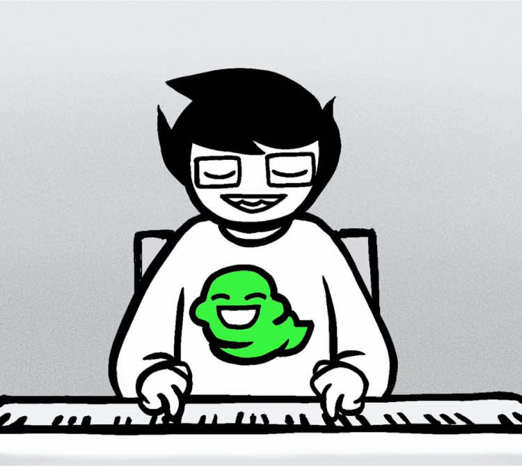 why yes, that is indeed toby fox singing #homestuck #betakids #johnegbert #roselalonde #davestrider #jadeharley #homestuckanimation #homestuckfanart 