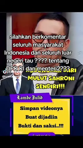 silahkan berkomentar masyarakat seluruh Indonesia???? beratti di negeri ini beratti korupsi semua??? omongan orang ini???