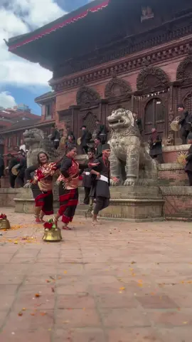 celebrating 1st day ko yenya♥️@thelocals_kathmandu #indrjatra #fyp #trending #newaridress 
