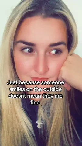Sometimes the prettiest smiles hide the deepest secrets , the pretty eyes have cried the most tears and the kindest hearts have felt the most pain , just because depression is not a visual illness does not mean it’s not real , some people are very good at hiding it so please always check on your friends/ family #depression #depressionanxiety #MentalHealth #mentalhealthmatters #MentalHealthAwareness #checkonyourfriends #checkonyourlovedones #helpeachother #smileontheoutside #goodathiding #pain #fyp #foru #foryoupage❤️❤️ #trends #viral #song #relateable #awareness #lovethis 