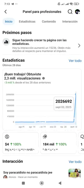 #facebook #nuevaherramienta #monetizacion , ayer le pago alrededor de 2 dólares por millón , es muy poco aún , pero va ir en aumento 