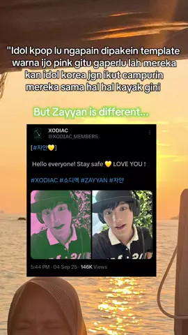 selalu bangga punya idol kayak kamu zayyan 🩷💚 stay safe juga disana yaa jangan lupa makan minum bobo 🥺💛  #kpop  #xodiac #zayyan #bravepink #herogreen 