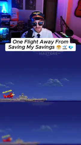 Gotta save what I have left  #savings #debt #planegame #pilot #streamer
