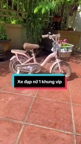 Xe đạp nữ 1 khung vip dành cho bé 3-9t. #xedaptreem #xedapchobegai #xedapchobe #xuhuong 