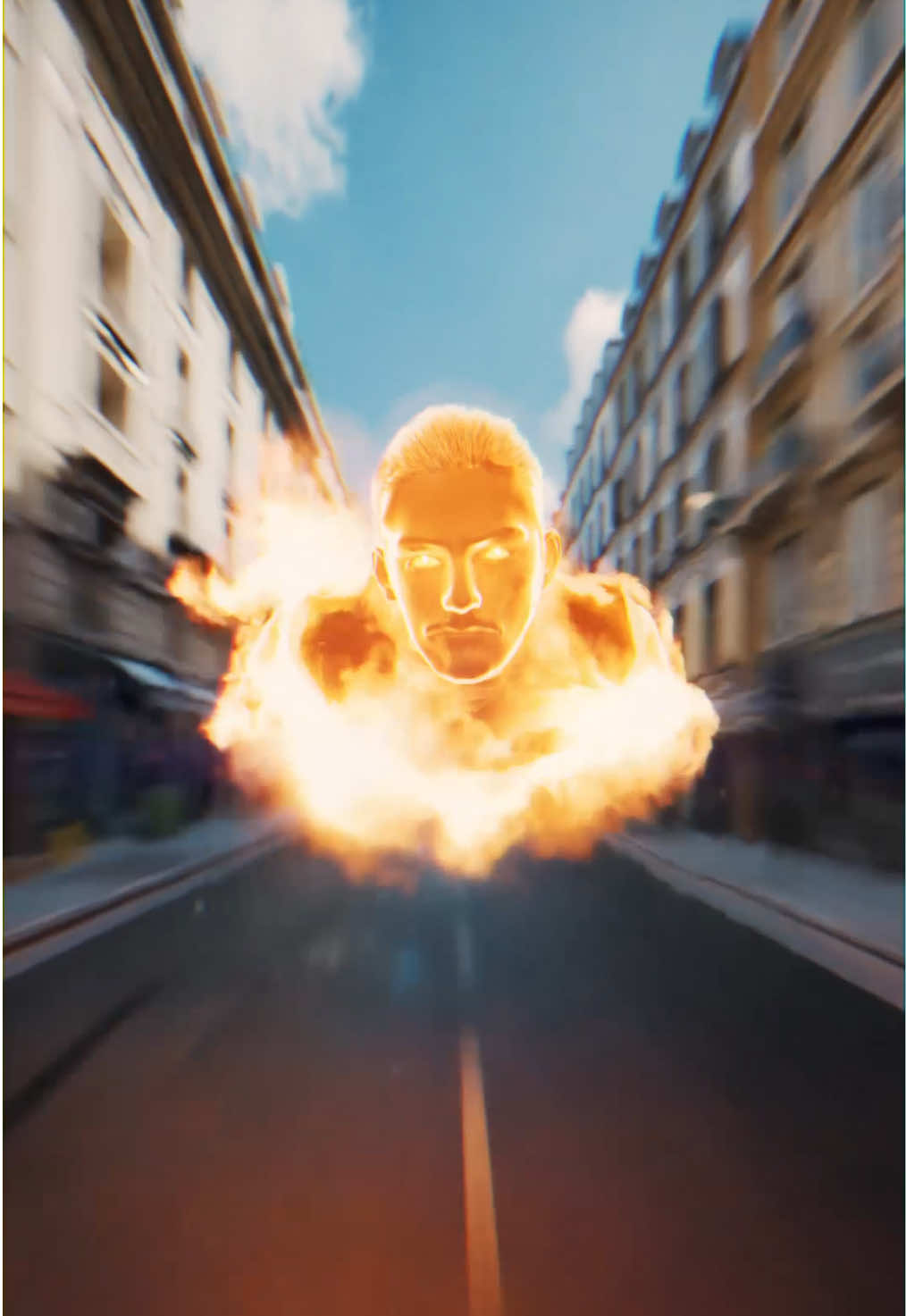 FLAME ON🔥 #fyp #humantorch #3d #cgi #fantasticfour 