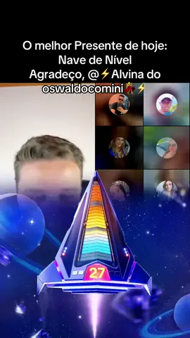 Obrigado pelo Presente maravilhoso enviado para a minha LIVE! Você ter gostado do meu conteúdo significa muito para mim.@⚡️Alvina do oswaldocomini💃⚡️ #tiktoklive #livehighlights #livegift #levelship #navedenível 