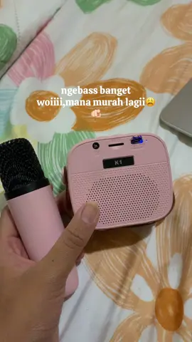 yang suka karaoke kudu banget punya sii,travel size juga jadi gampang dibawa kemana mana‼️#speakerbluetooth #speaker #pyf #guncanggajian 