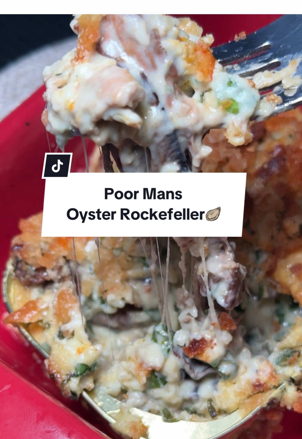 I’ve seen a lot of viral recipes for this poor man’s tinned/canned oyster Rockefeller, that didn’t include spinach! I mean, I’m sure it’s great without, but I’m willing to do a few more steps for a better outcome. With mine, I also mixed everything together, vs piling the ingredients on top. I prefer for each bite to be cheesy, creamy & full of flavor!  Not going to lie, I’ll have to run this back soon, this was insane. A great pairing to watch the new episode of Wednesday🖤 This took about 7 minutes on 400 in the air fryer. Make this & I swear you won’t want it any other way! 🔥 #viraltrends #tinnedfish #appetizers #snackreview #traderjoes 