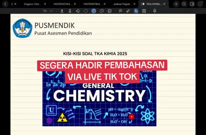 TKA kimia sma #fypシ゚ #fypシ゚viral #fyp 