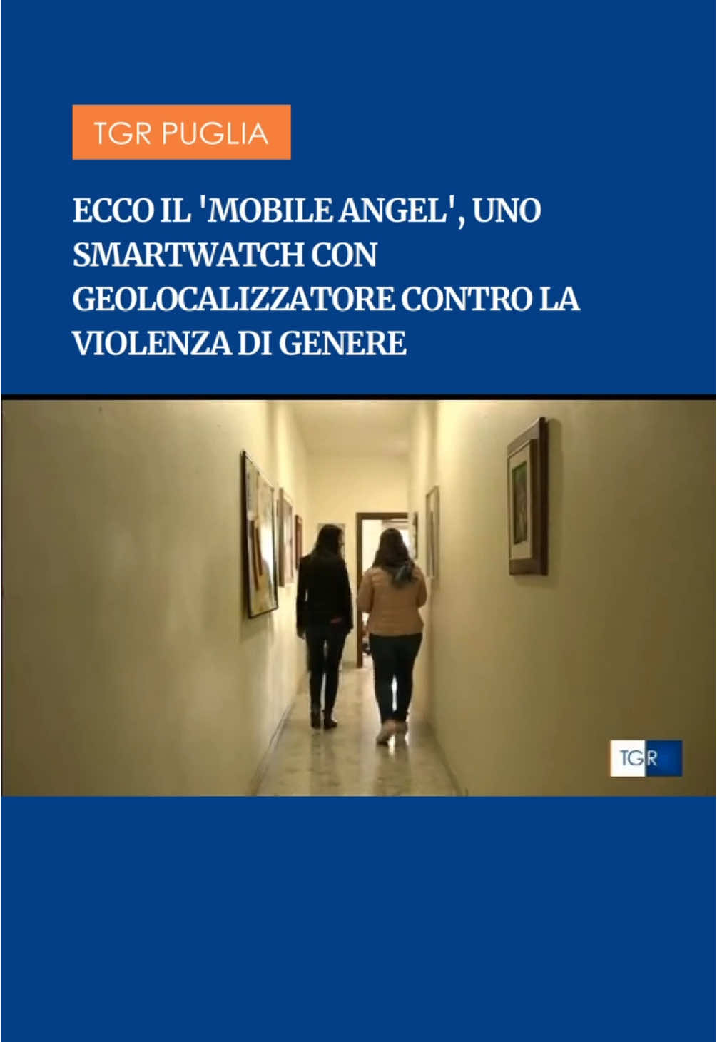 Un angelo al polso per il contrasto della violenza di genere. Uno smartwatch dotato di sensori e geolocalizzatore sempre attivo. È il progetto 