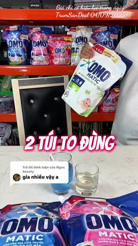 Trả lời @Ngoc beauty Combo 2 túi nước giặt nhà em đang có ưu đãi đấy Bác ạ #nuocgiat #nuocgiatxa #tiktokshopel #backtoschool #chiendichnhasangtao #cuocduanhasangtao 