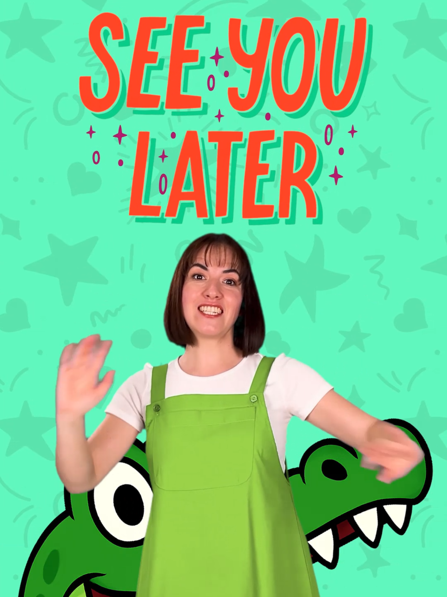 See You Later Alligator Song 🐊 | Fun Goodbye Song for Kids #english #preschool #animals #kidssongs #keşfet #ingilizce #okulöncesi #hayvanlar #çocukşarkıları  _ Sing along with Kidshire in this fun and catchy goodbye song for kids! 🎶 This playful rhyme helps children learn animals, rhythm, and fun ways to say goodbye. Perfect for preschool, kindergarten, and English learners.  See you later, alligator After while, crocodile Blow a kiss, jellyfish Give a hug, ladybug See you soon, big baboon Out the door, dinosaur Take care, polar bear Wave goodbye, butterfly