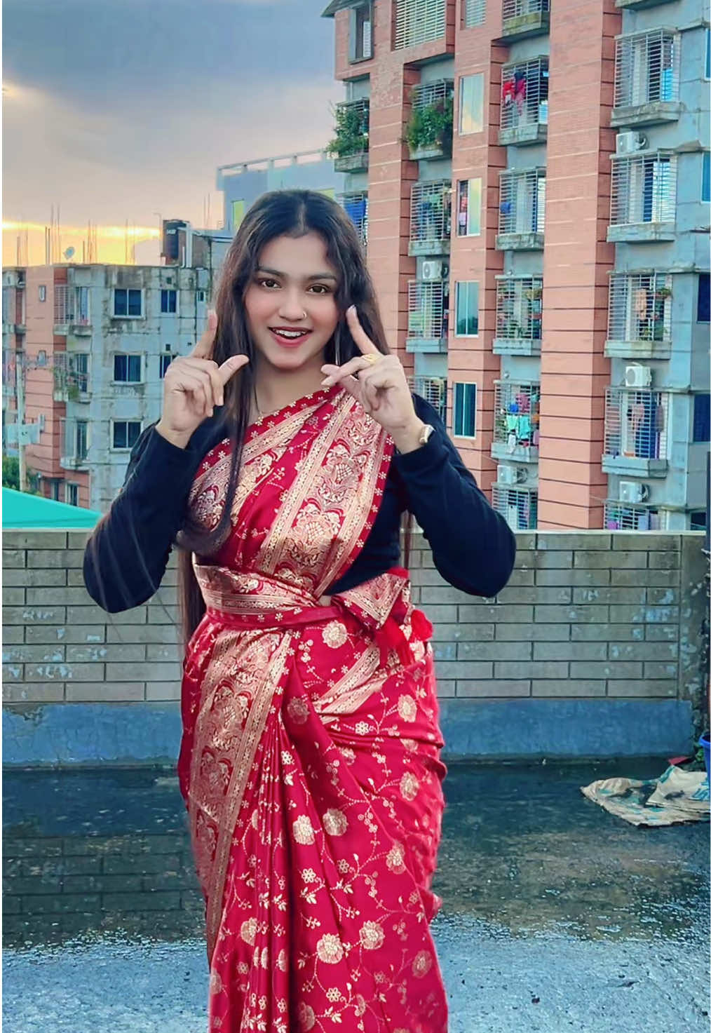 Sari from:@Dhakai easy shop #Foryou #prema #Apu #foryoupage #for 