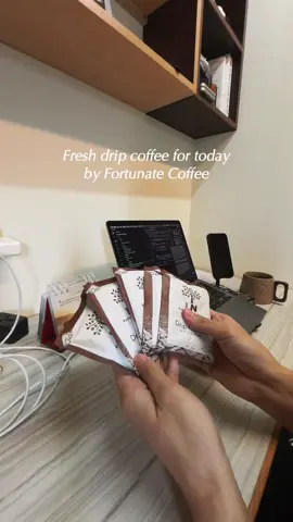 ASMR | Morning coffee routine with Drip Coffee from @Fortunate Coffee Roaster  #coffee #coffeetiktok #dripcoffee #asmr #coffeetime 