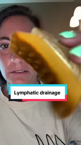 This soft bristle lymphatic massage brush is amazing!!!! #lymphaticdrainage #lymphaticdrainagemassage #grwm #fyp #viral 